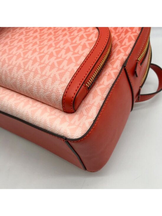 Michael Kors Red Clay Jaycee Zip Pocket Backpack Bag main image 4